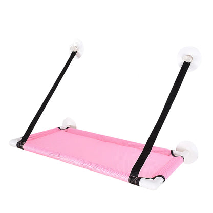 Cat Window Perch Hammock Bed Cooling Breathable Deck Window Suction Cups Seat Cat Shelves Sunbath Hammock Bed for Cat Hold UP