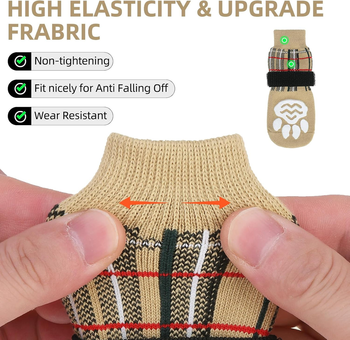 Dog Socks to Prevent Licking Paws, Dog Shoes for Hot Pavement