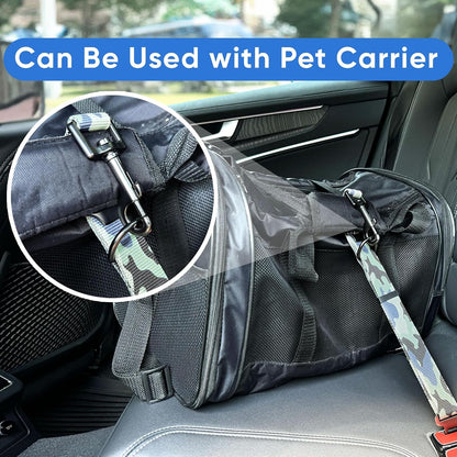 Dog Seat Belt | Pet Safety Seat Belt with Adjustable Strap for Small to Large Dogs | Exceeds Dog Safety Standards | Keep Your Dog Secure in the Car - Black Car Seat Belt for Dogs