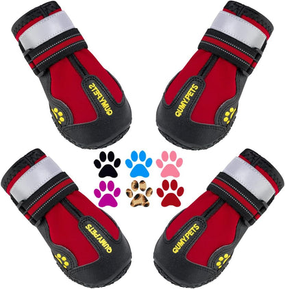 Dog Shoes for Hot Pavement, Dog Snow Boots & Paw Protectors for Winter
