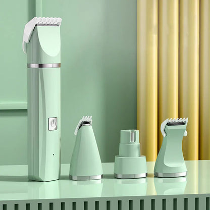 4 in 1 Electric Pet Grooming Kit - hair trimmer clippers and nail grinder