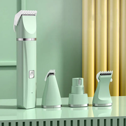 4 in 1 Electric Pet Grooming Kit - hair trimmer clippers and nail grinder