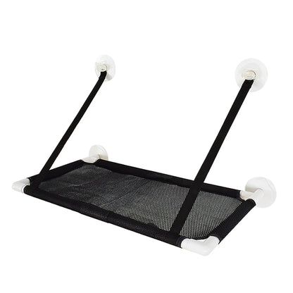 Cat Window Perch Hammock Bed Cooling Breathable Deck Window Suction Cups Seat Cat Shelves Sunbath Hammock Bed for Cat Hold UP