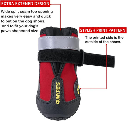 Dog Shoes for Hot Pavement, Dog Snow Boots & Paw Protectors for Winter