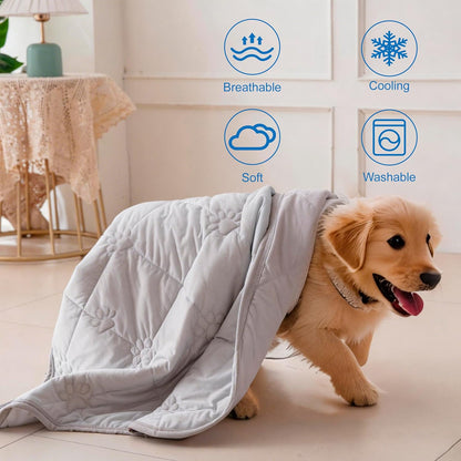 Pet Cooling Mat for Dogs Cats, Dog Self Cooling Pad Blanket