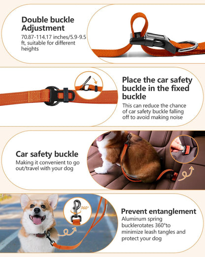 Hands Free Dog Leash, Multifunctional Crossbody Dog Leash