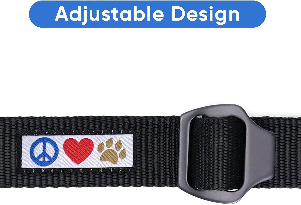 Dog Seat Belt | Pet Safety Seat Belt with Adjustable Strap for Small to Large Dogs | Exceeds Dog Safety Standards | Keep Your Dog Secure in the Car - Black Car Seat Belt for Dogs